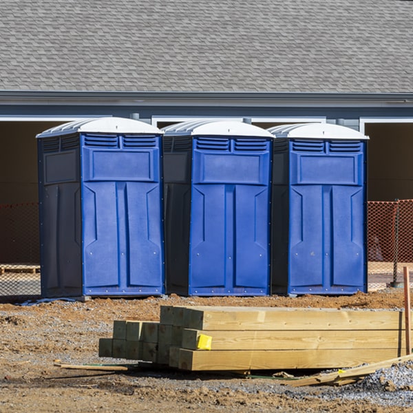 do you offer hand sanitizer dispensers inside the porta potties in Sangamon